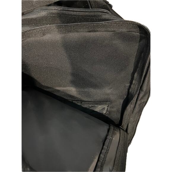 Generic Black Canvas Tactical Backpack - Picture 4 of 5